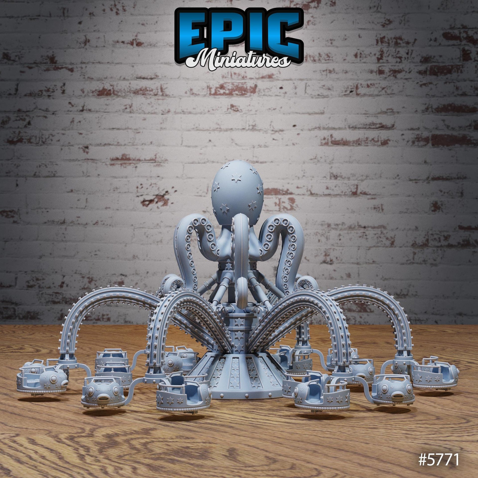 Octopus Carousel Ride - Epic Miniatures | Grand Carnival