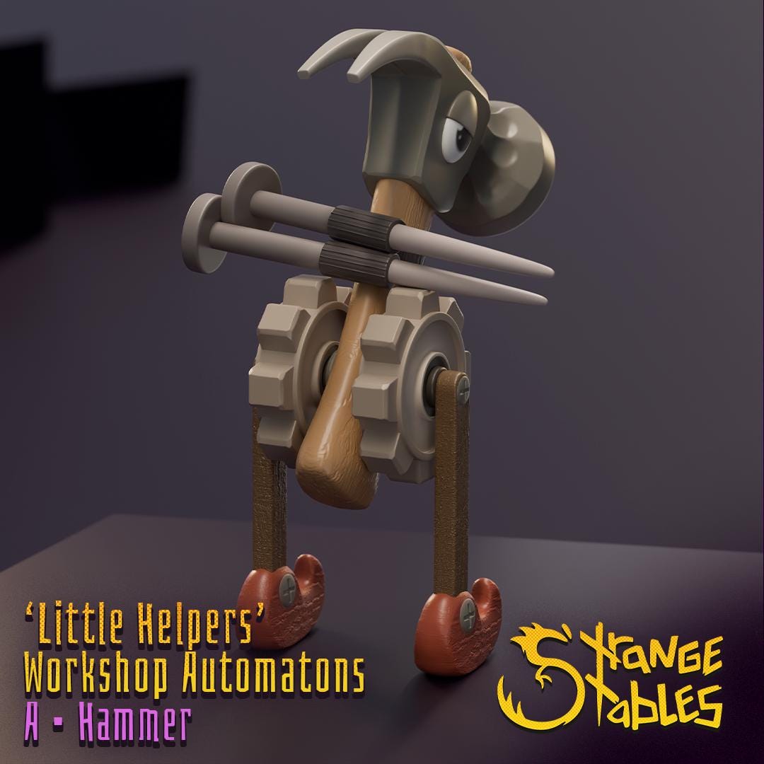 Little Helpers. Workshop Automatons - Strange Stables | 28mm and 32mm | Wargaming | DnD | Tabletop Roleplaying