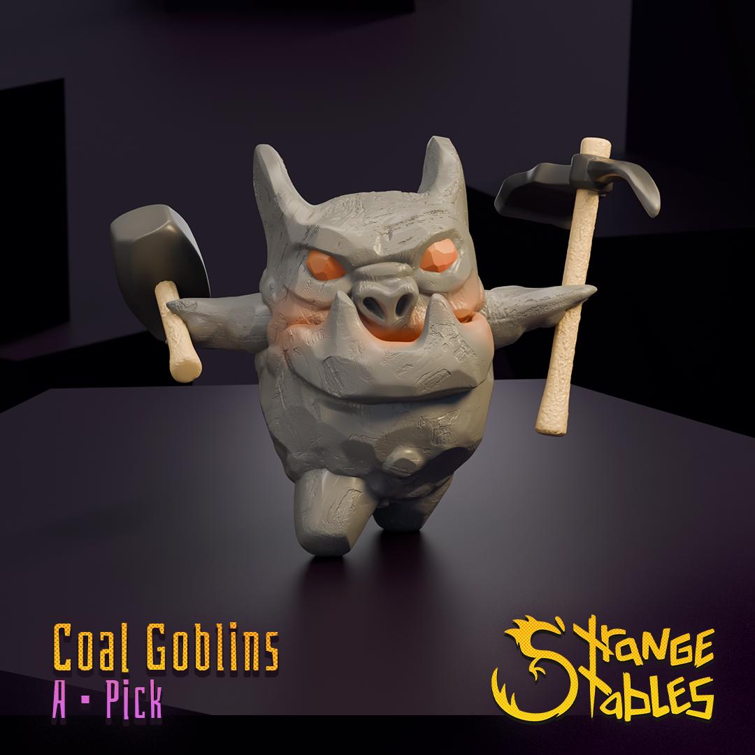 Coal Goblins- Strange Stables | 28mm and 32mm | Wargaming | DnD | Tabletop Roleplaying