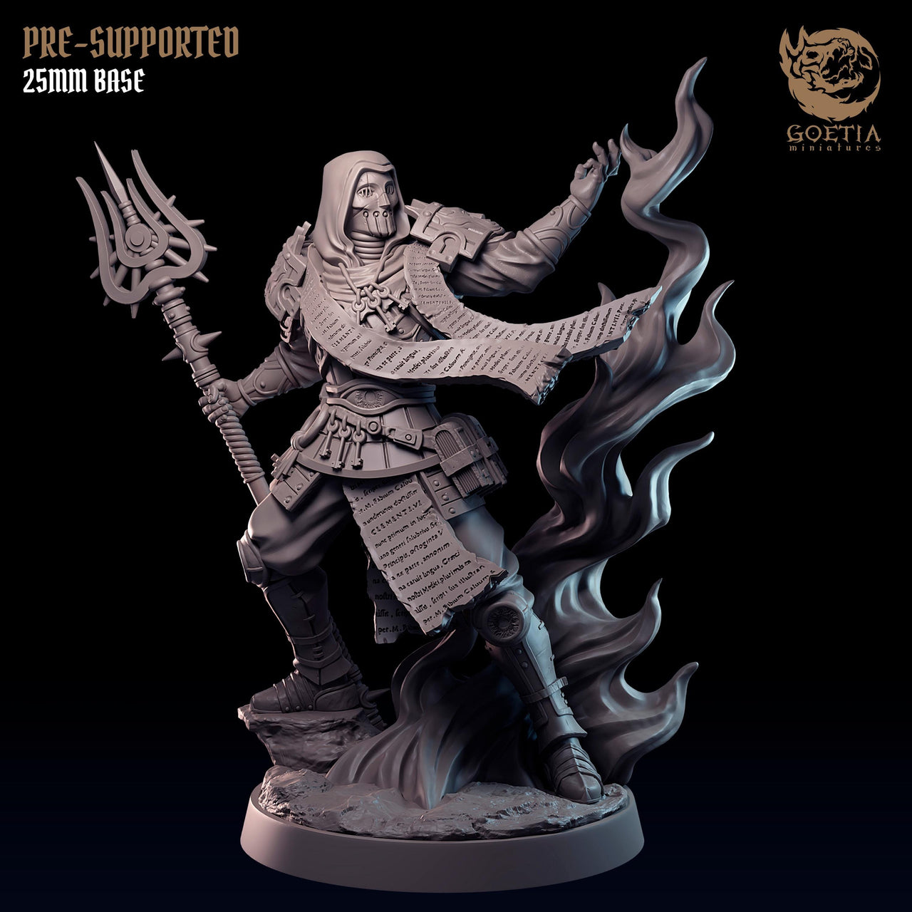 Andira, Wielder Of The Flame - Goetia Miniatures | 28mm and 32mm | Wargaming | DnD | Tabletop Roleplaying