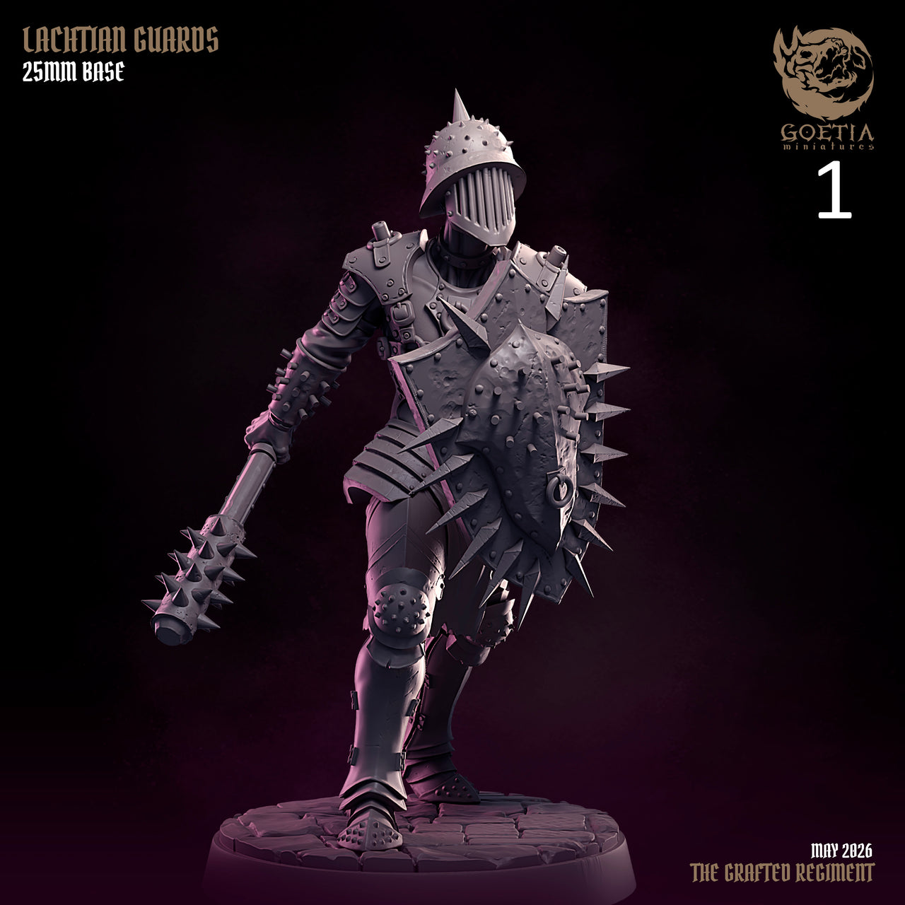 Lachtian guard. The Grafted Regiment - Goetia Miniatures