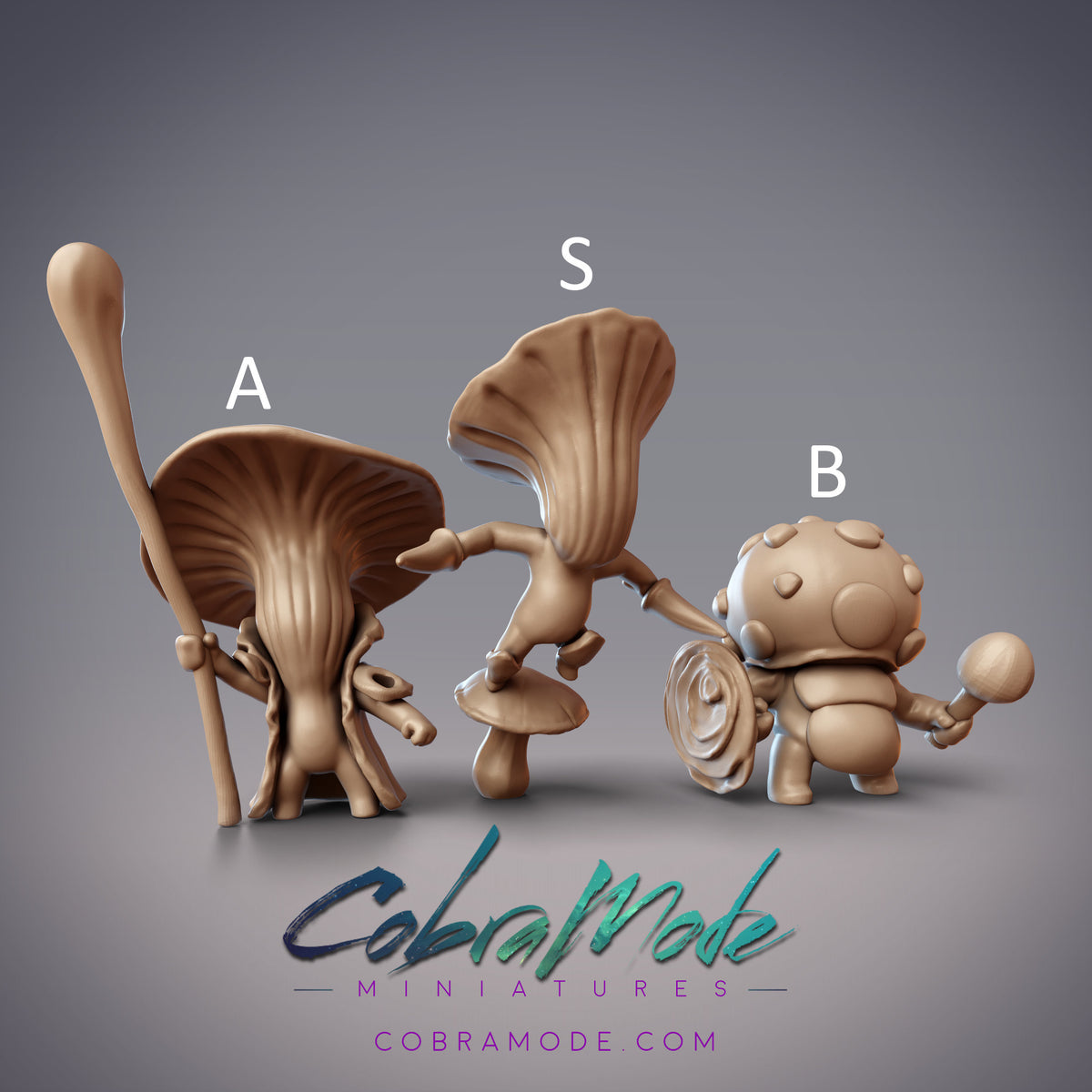 Lesser Caillech Spawn. Little Mushroom Folk - CobraMode