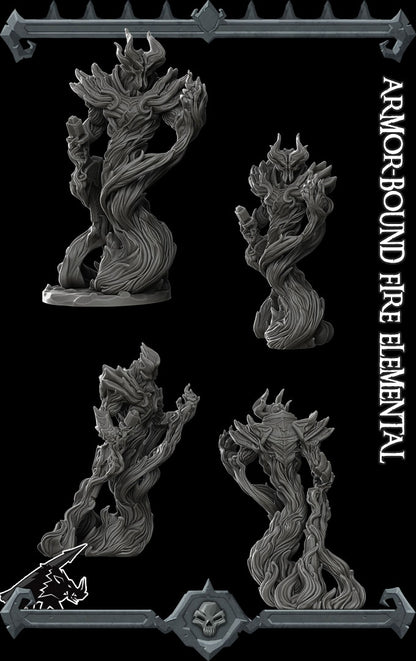 Armorbound Fire Elemental - Rocket Pig Games