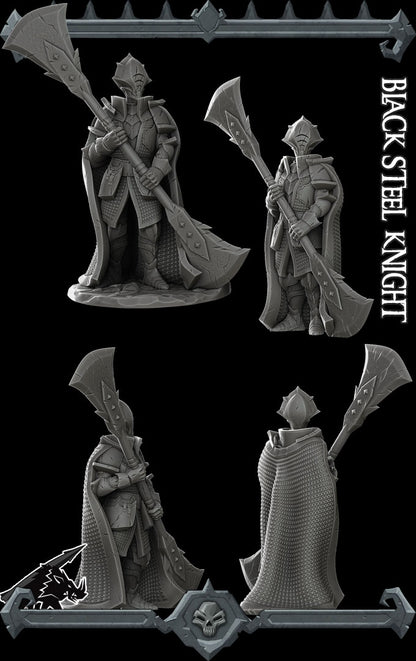 Black Steel Knight - Rocket Pig Games