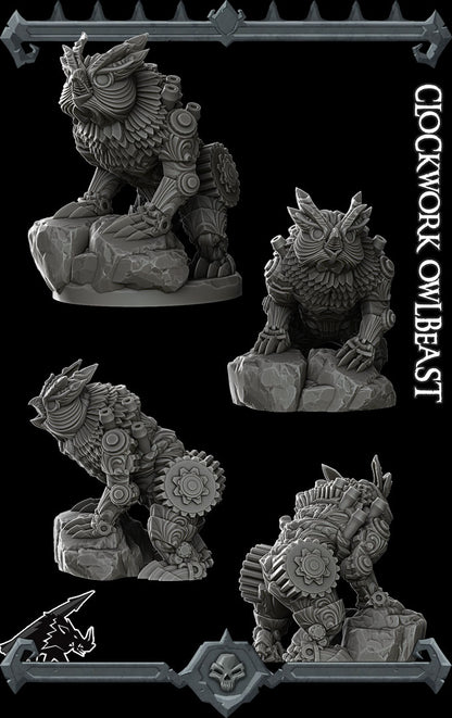 Clockwork Owlbeast. Owlbear Mech - Rocket Pig Games