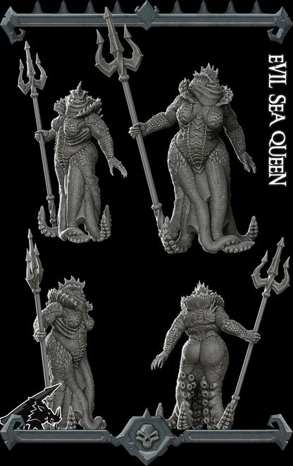 Evil Sea Queen, Massive Atlantean! - Rocket Pig Games
