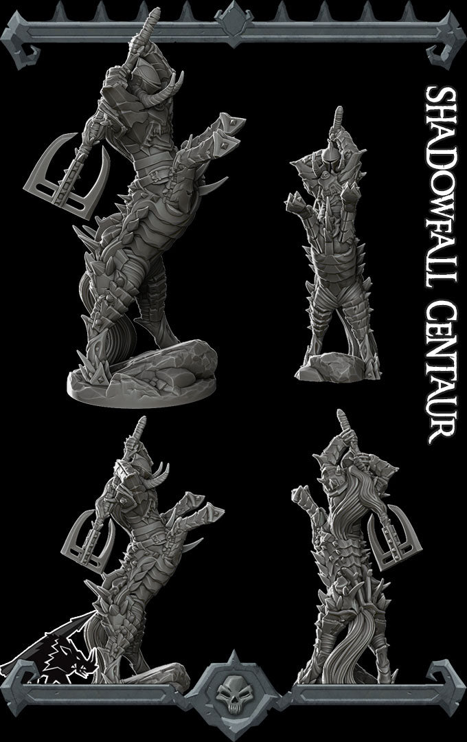Shadowfall Centaur. Demon Centaur Warrior - Rocket Pig Games
