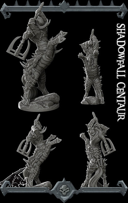 Shadowfall Centaur. Demon Centaur Warrior - Rocket Pig Games