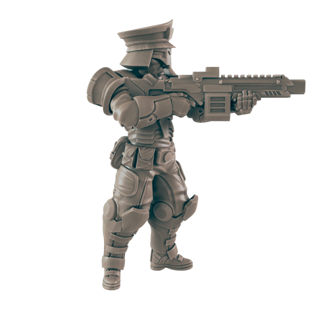 Tactical Officer. Cyberpunk Police - Ec3d