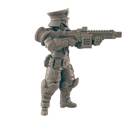 Tactical Officer. Cyberpunk Police - Ec3d