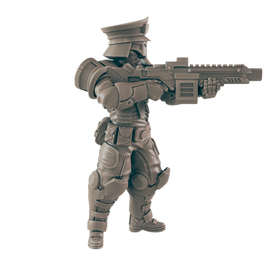 Tactical Officer. Cyberpunk Police - Ec3d