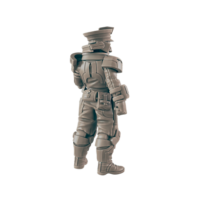 Coffee Cop. Cyberpunk Police- Ec3d