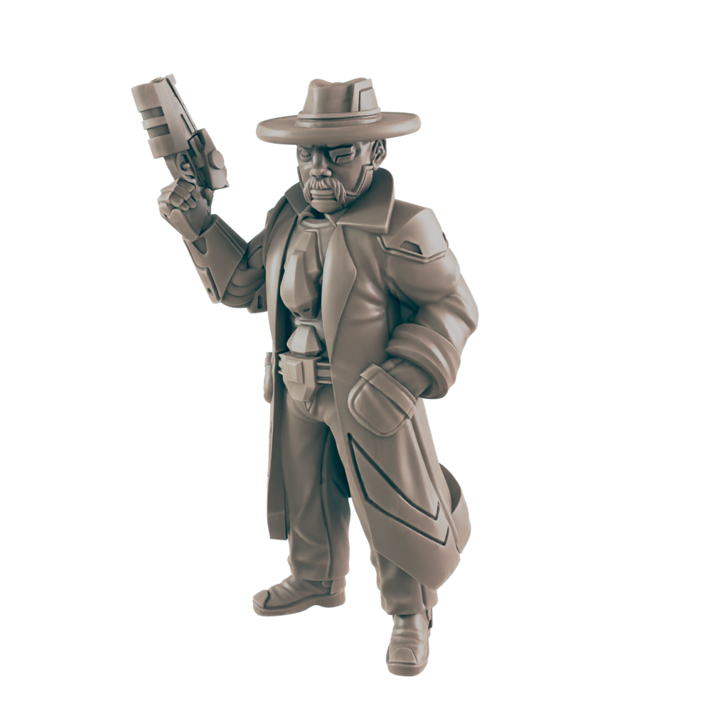 Private Eye. Cyberpunk Detective - Ec3d