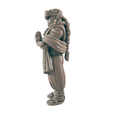 The Monk. Cyberpunk Ascetic- Ec3d