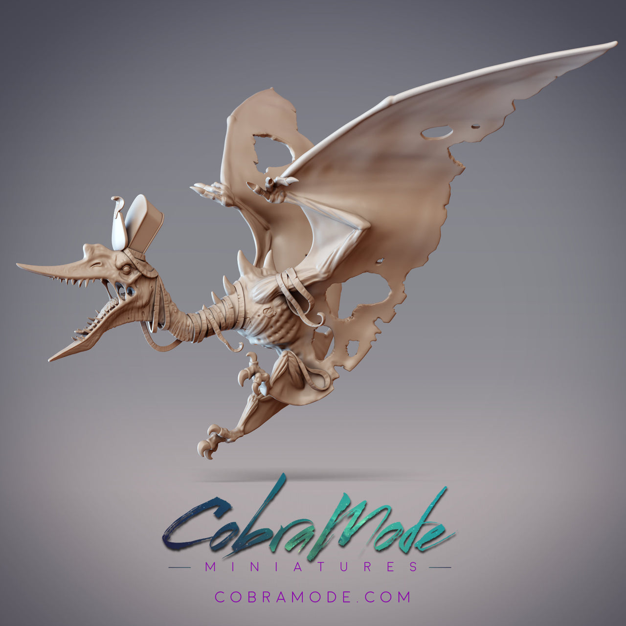Dinovian Necromancer Mortivex, Pterosaur Mummy - CobraMode