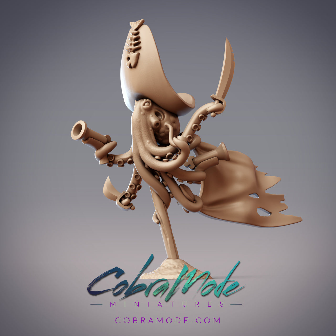 Octopus Pirate Captain Nashur- CobraMode