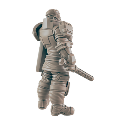 Riot Cop. Cyberpunk Police - Ec3d
