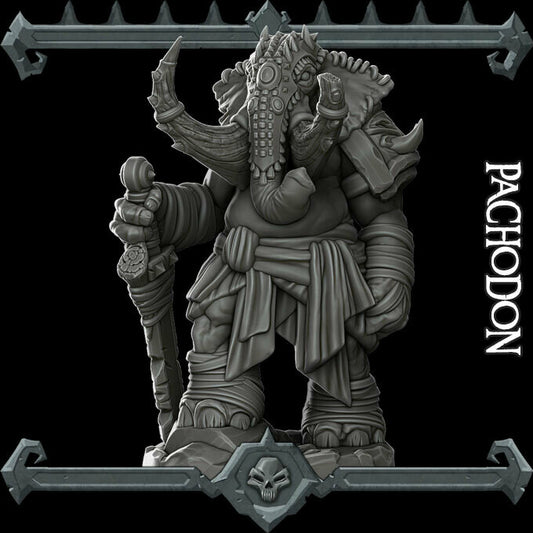 Pachodon. Elephant Folk Warrior - Rocket Pig Games