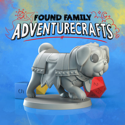 Battle Pug Knight - Found Family Adventurecrafts