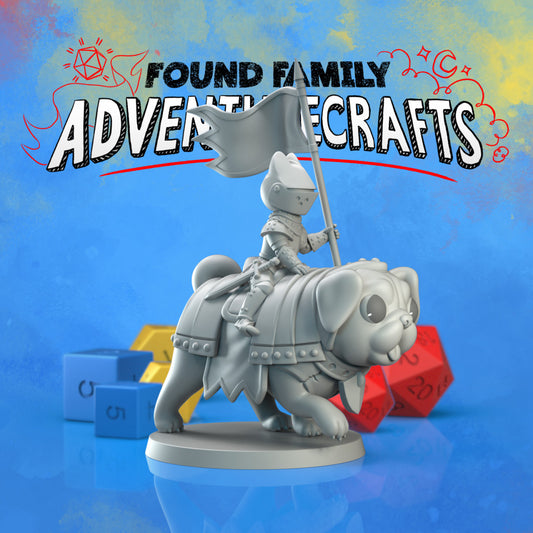 Battle Pug Knight - Found Family Adventurecrafts