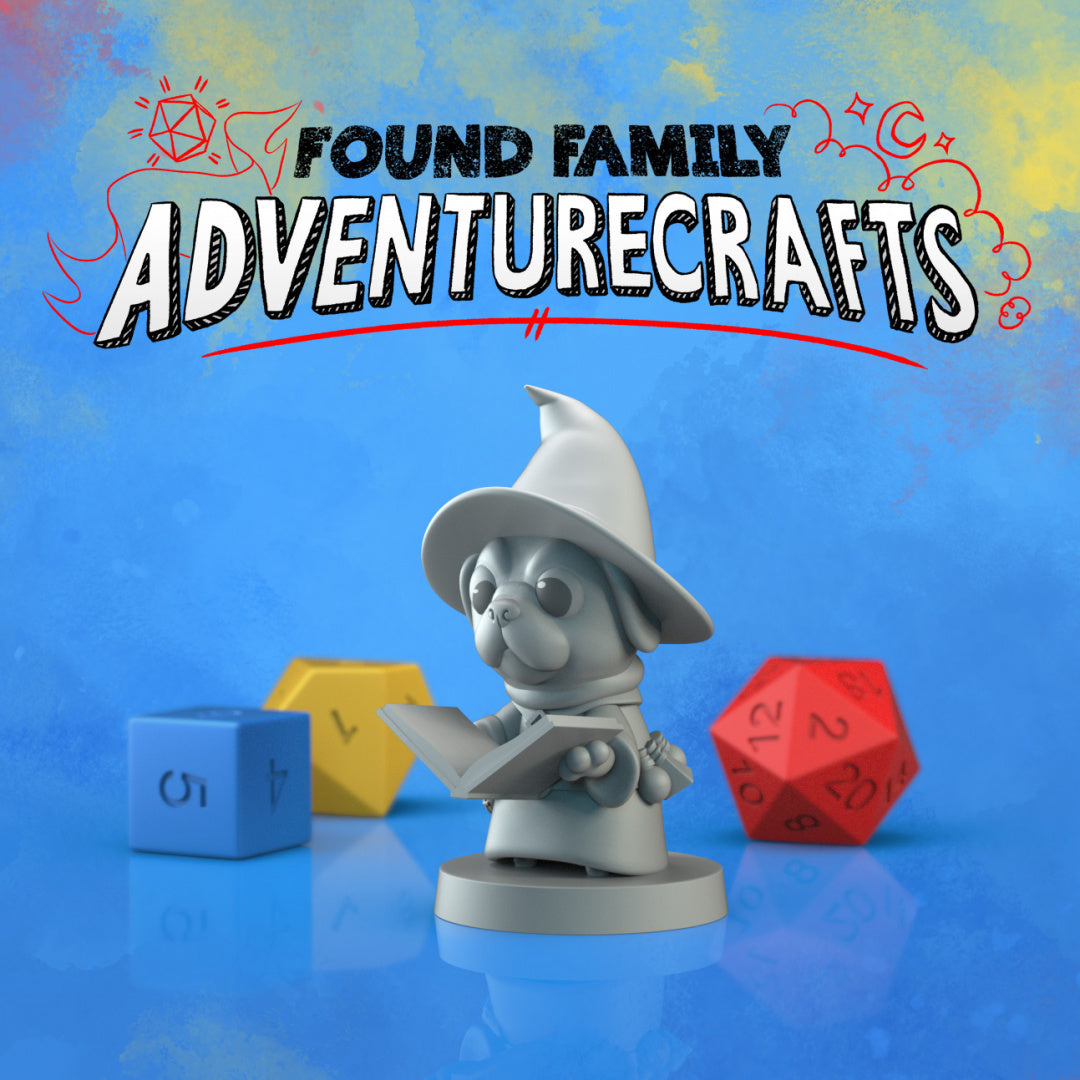 Pug Wizard - Found Family Adventurecrafts