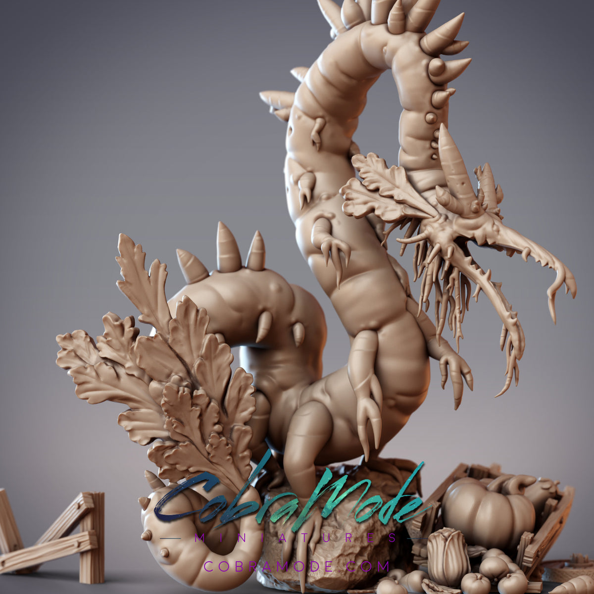 Root Dragon Plantform Nature Spirit. Vegetable Drake - CobraMode