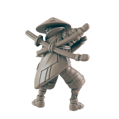 Samurai. Cyberpunk Assassin - Ec3d