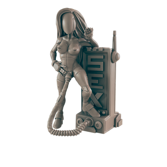 Pleasure Bot. Cyberpunk Sex Robot- Ec3d