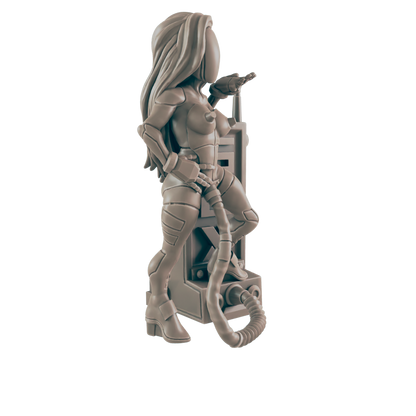 Pleasure Bot. Cyberpunk Sex Robot- Ec3d