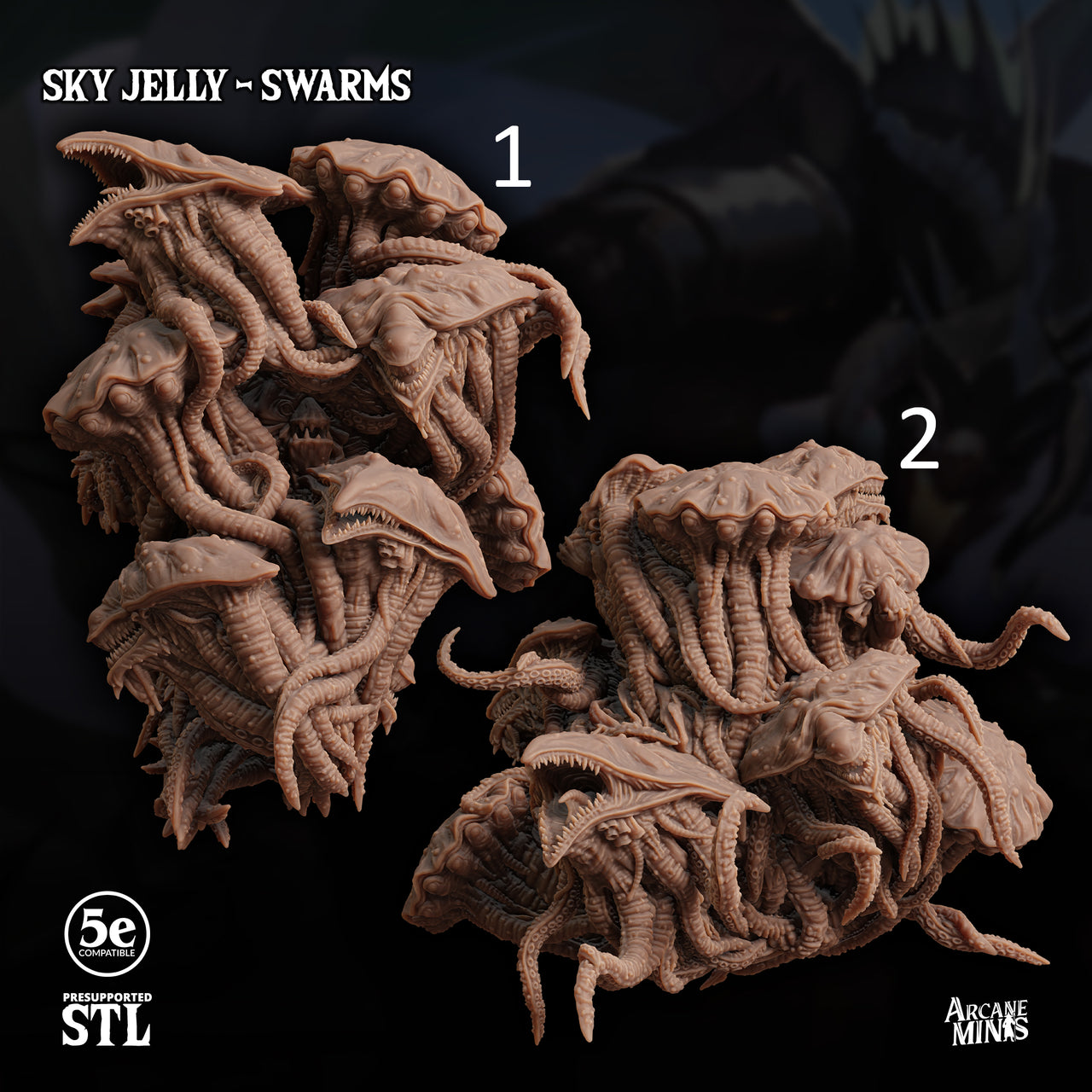 Sky Jelly, Eldritch Tentacle Swarm - Sordane Publishing