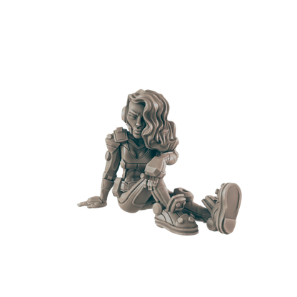 Smoke Break Gal. Cyberpunk Civilian - Ec3d