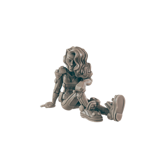 Smoke Break Gal. Cyberpunk Civilian - Ec3d
