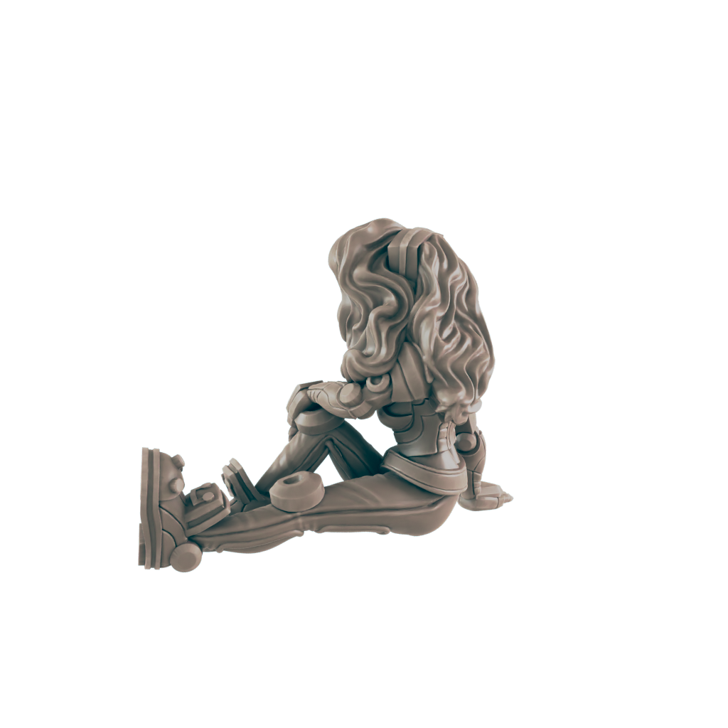 Smoke Break Gal. Cyberpunk Civilian - Ec3d