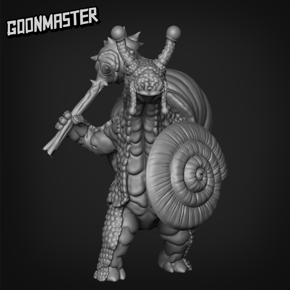 Snailfolk Mace and Shield Warrior - Goonmaster