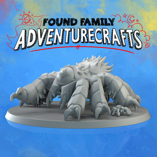Mama Spder and Spiderlings - Found Family Adventurecrafts