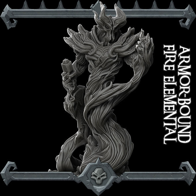 Armorbound Fire Elemental - Rocket Pig Games