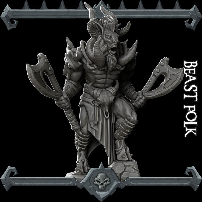 Beast Folk. Goat Barbarian  - Rocket Pig Games