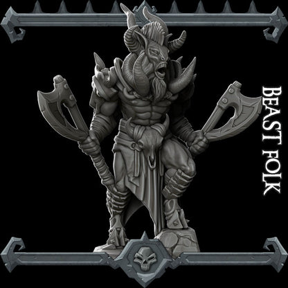 Beast Folk. Goat Barbarian  - Rocket Pig Games