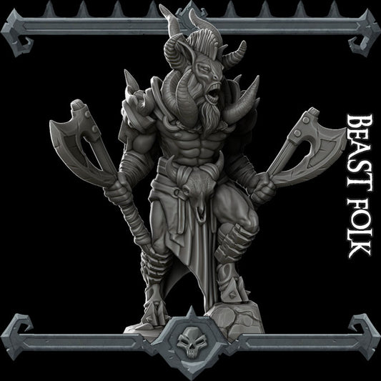 Beast Folk. Goat Barbarian  - Rocket Pig Games
