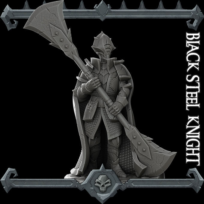 Black Steel Knight - Rocket Pig Games