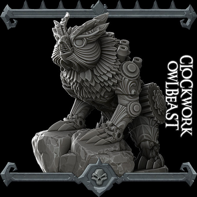 Clockwork Owlbeast. Owlbear Mech - Rocket Pig Games