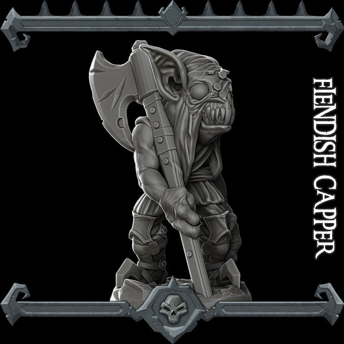 Fiendish Capper. Demon Goblin - Rocket Pig Games