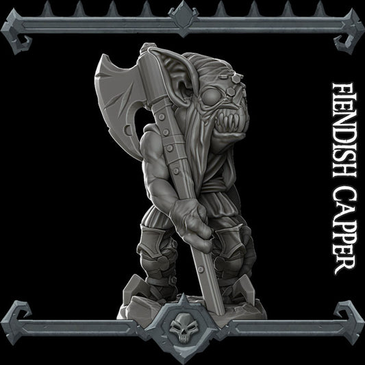 Fiendish Capper. Demon Goblin - Rocket Pig Games