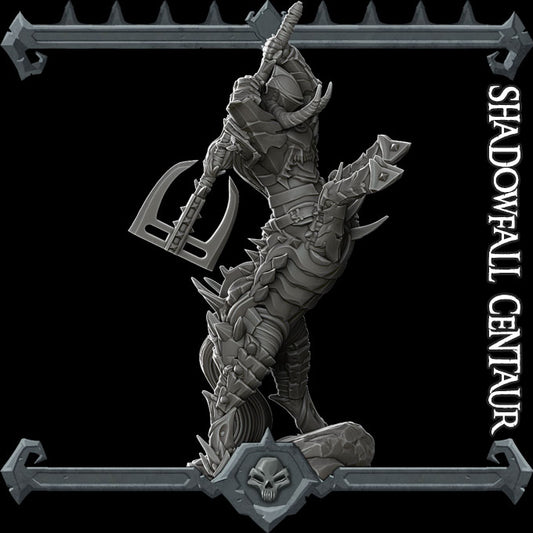Shadowfall Centaur. Demon Centaur Warrior - Rocket Pig Games