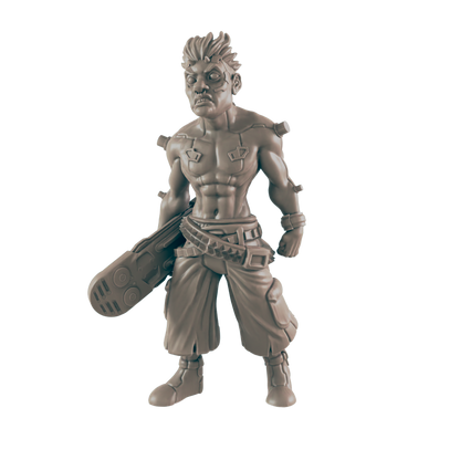 Teen Punk. Cyberpunk Skater - Ec3d