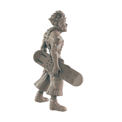 Teen Punk. Cyberpunk Skater - Ec3d