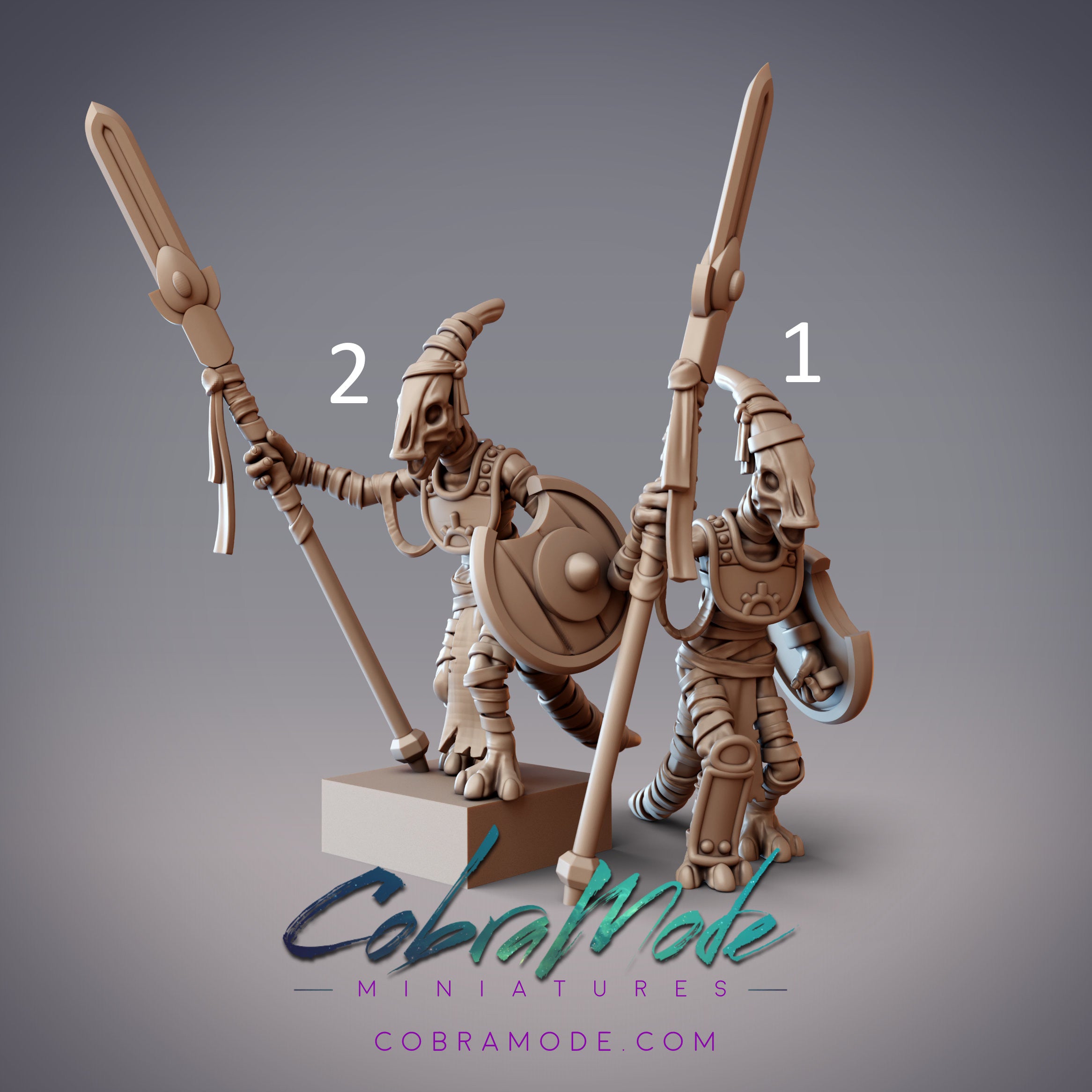 Dinovian Undead Cultists. Dinofolk Mummies - CobraMode