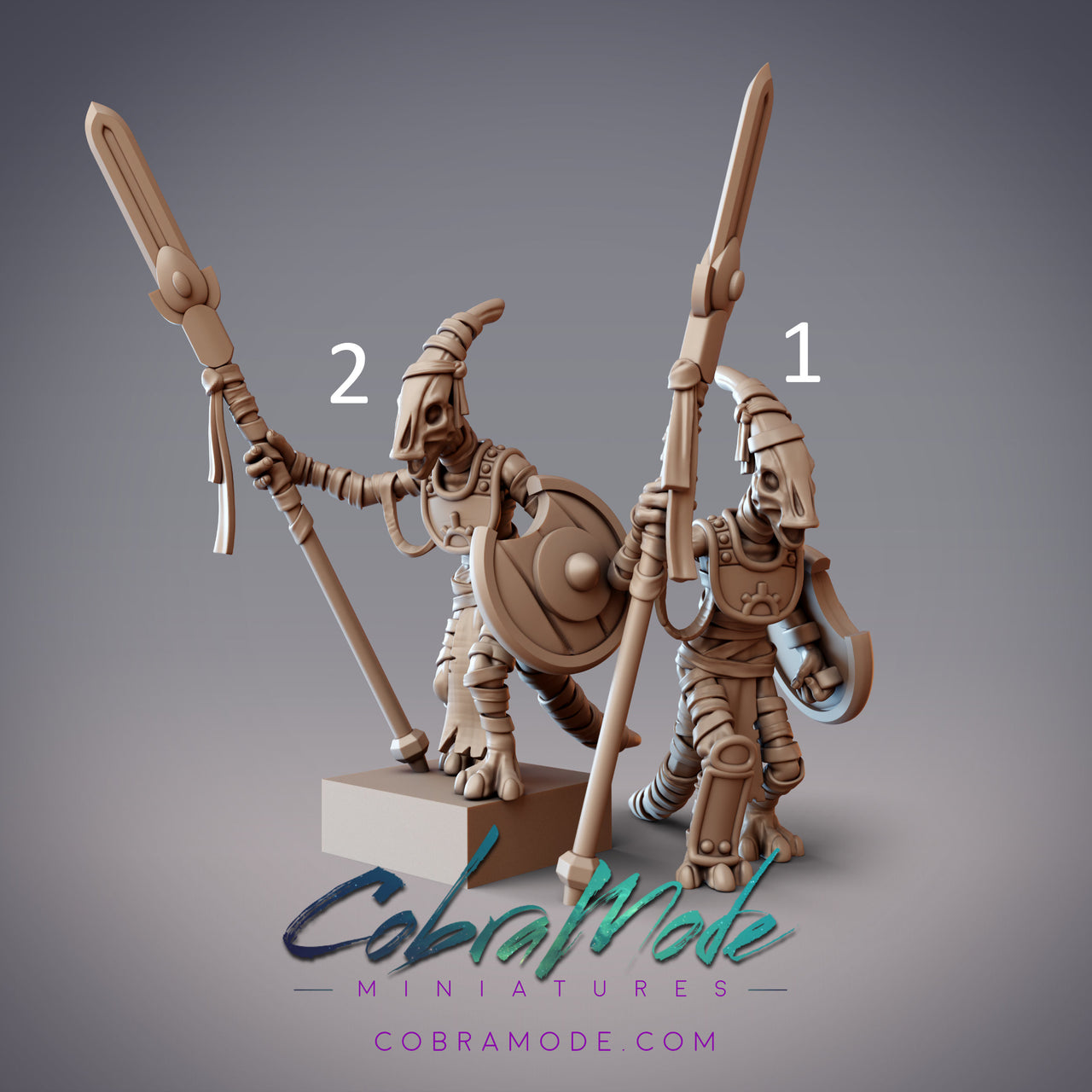 Dinovian Undead Cultists. Dinofolk Mummies - CobraMode