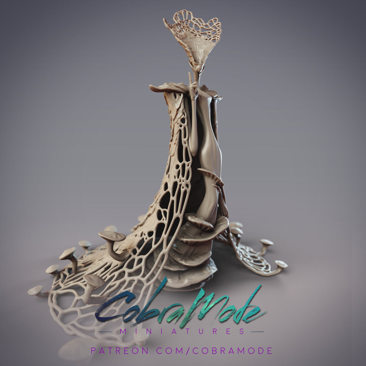 Hyphan Veiled Lady, Mushroomfolk Queen - CobraMode