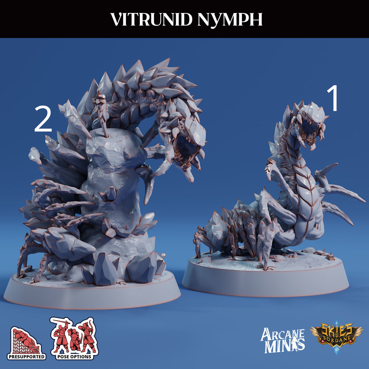 Vitrunid Nymph, Alien Bug - Sordane Publishing